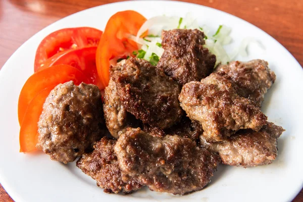 Macedonian Albanian Style Kofte Meatballs Aegean Turkey — Stockfoto