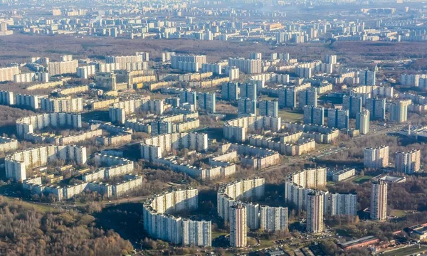 View Residential Buildings Tyoply Stan District Moscow Russia — Fotografia de Stock