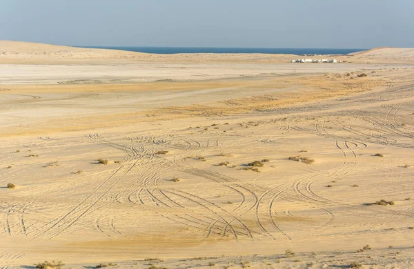 Landscape Khor Adaid Desert Qatar — Stock Photo, Image
