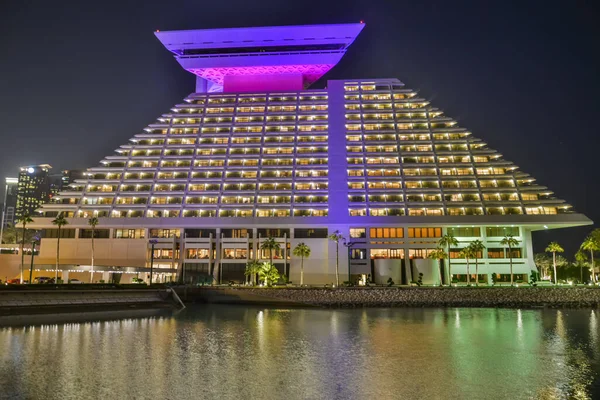 Doha Qatar November 2016 Exterior View Sheraton Hotel Doha — стокове фото