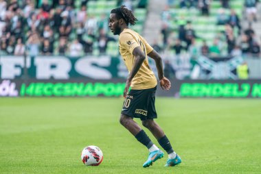 Budapest, Hungary - May 4, 2022. Ferencvaros striker Tokmac Nguen during Hungarian OTP Bank Liga Gameweek 31 match Ferencvaros vs Zalaegerszegi (5-3).