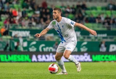 Budapest, Hungary - May 4, 2022. Zalaegerszegi  midfielder Bedi Bence during Hungarian OTP Bank Liga Gameweek 31 match Ferencvaros vs Zalaegerszegi (5-3)