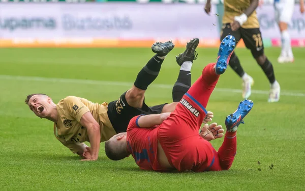 Budapest Hungary May 2022 Ferencvaros Midfielder Lorand Paszka Zalaegerszegi Goalkeeper — Stockfoto