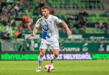 Budapest, Hungary - May 4, 2022. Zalaegerszegi  midfielder Bedi Bence during Hungarian OTP Bank Liga Gameweek 31 match Ferencvaros vs Zalaegerszegi (5-3).