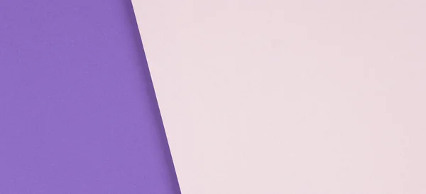 Resumen creativo geométrico pastel rosa y violeta fondo de papel violeta con espacio de copia — Foto de Stock