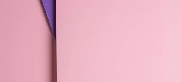 Αφηρημένο δημιουργικό γεωμετρικό παστέλ ροζ και μωβ βιολετί φόντο χαρτί με αντίγραφο χώρου — Φωτογραφία Αρχείου