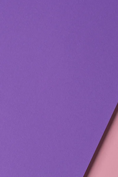 Resumen creativo geométrico pastel rosa y violeta fondo de papel violeta con espacio de copia — Foto de Stock
