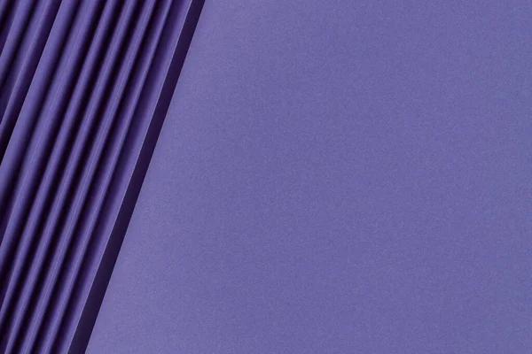 Fondo de banner geométrico abstracto. Color púrpura Zig jalá fondo de textura de papel. Vista superior, espacio de copia — Foto de Stock