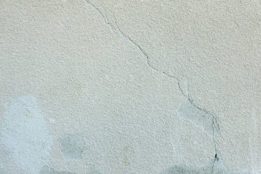 Beyaz grunge eski beton duvar dokusu arka planı. Soyut yıpranmış gri çimento çatlamış bina duvarı arka planı.