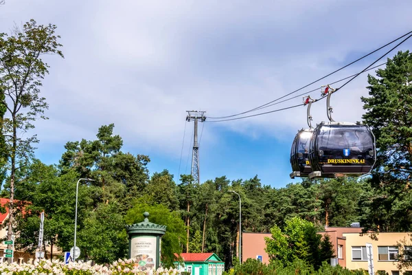 Druskininkai Lithuania August 2022 Cable Car Popular Attraction Druskininkai Druskininkai — Stock Fotó