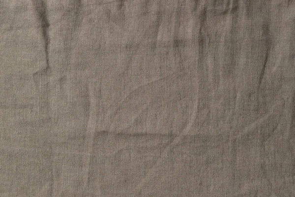 Streszczenie Tkaniny Lnianej Tekstury Tła Zgniecione Naturalne Płótno Organiczne Eko — Zdjęcie stockowe