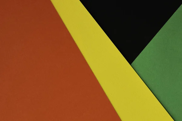 Αφηρημένο Γεωμετρικό Μαύρο Κόκκινο Κίτρινο Πράσινο Χρώμα Φόντο Μαύρο Φόντο — Φωτογραφία Αρχείου