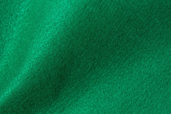 Colore Colore Verde Feltro Tessuto Texture Sfondo Astratto Sfondo Onda — Foto Stock