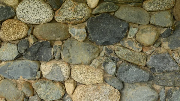Фотография Камней Разного Размера Цвета Идеально Подходит Рисунка Текстуры Строительных — стоковое фото