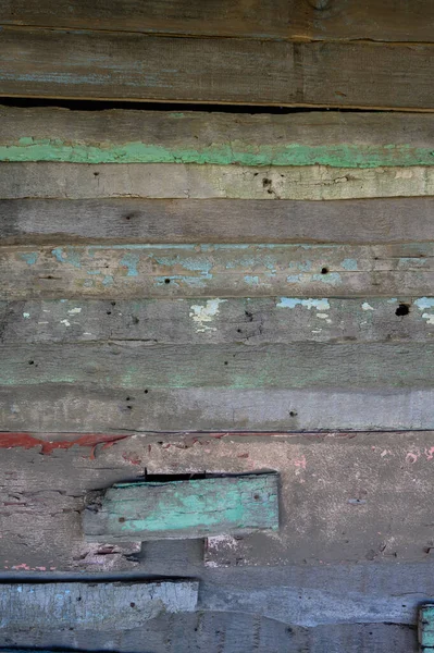 Alte Graue Holzige Mauer Foto Der Oberfläche Der Alten Holzwand — Stockfoto