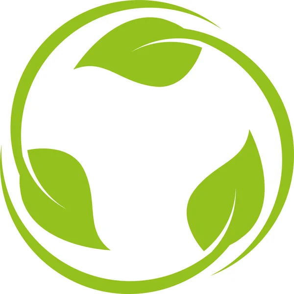自然と自然のロゴ アイコン — ストックベクタ