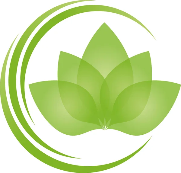 Listy Rostliny Ruce Zahradník Příroda Logo Ikona — Stockový vektor