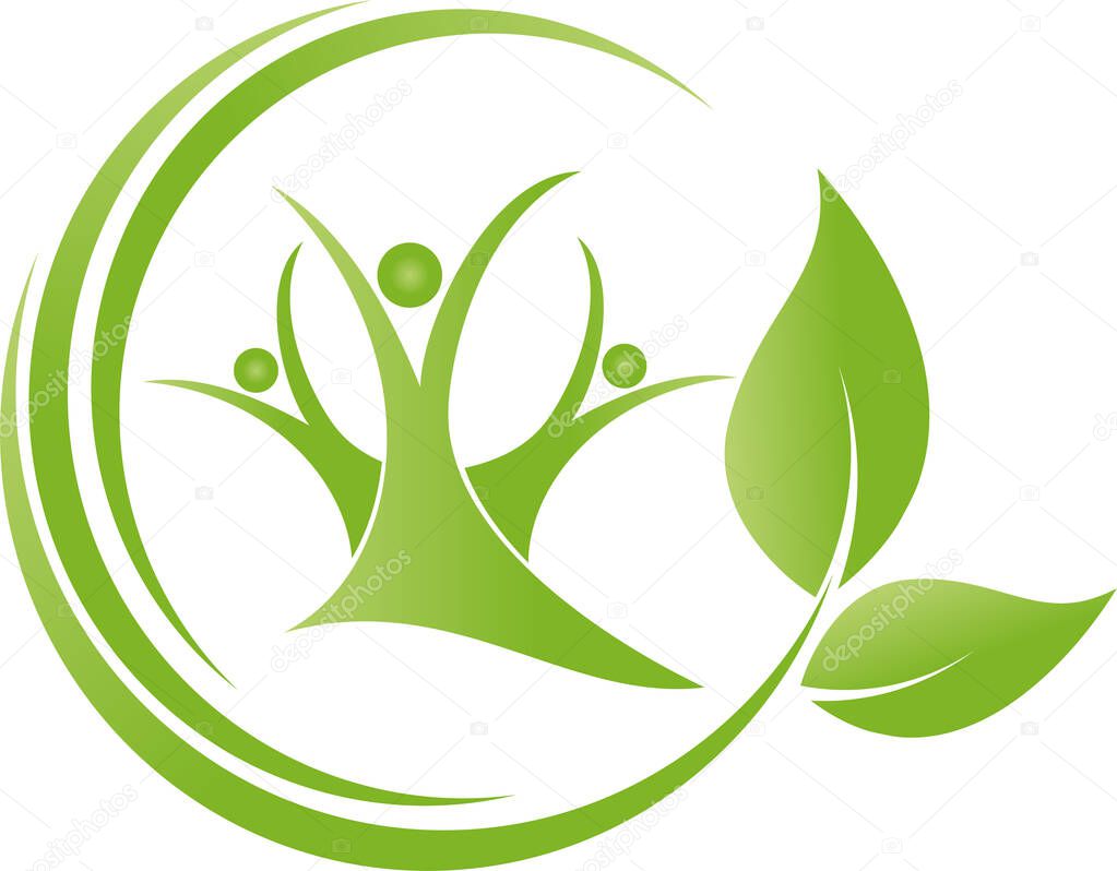 Two hands and many hearts, heart, love, logo