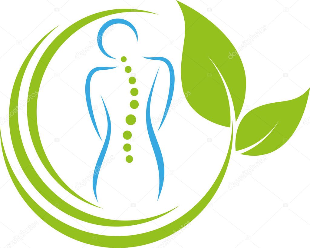 Orthopedic, chiropractor, massage, naturopath logo