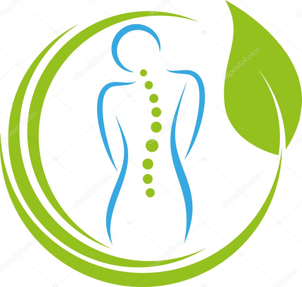 Orthopedic, chiropractor, massage, naturopath logo