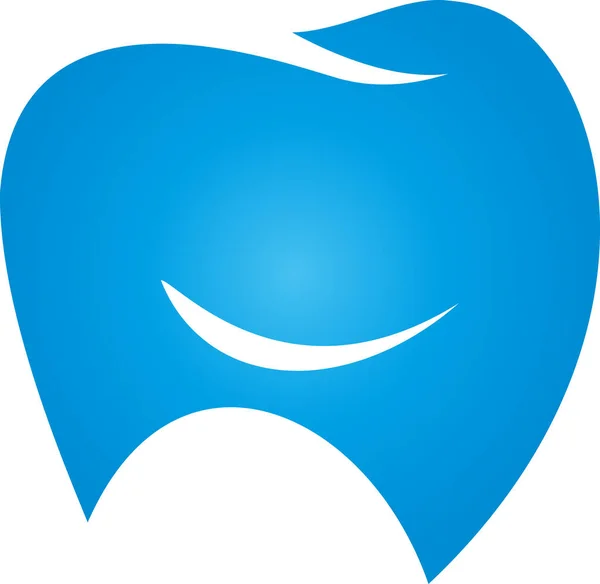 Impianto Dentale Dente Dentista Cura Dentale Logo — Vettoriale Stock