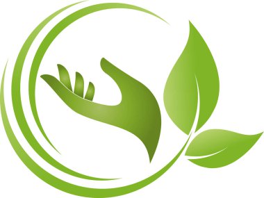 Yapraklar, bitki, bahçıvan, sağlık, naturopat, logo