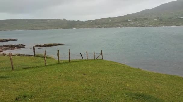 Connemara County Galway Ierland September 2021 Overzicht Van Dog Bay — Stockvideo