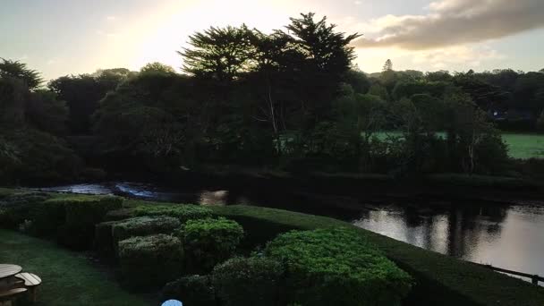 Bantry Grevskapet Cork Irland September 2021 Översikt Över Mynningen Floden — Stockvideo