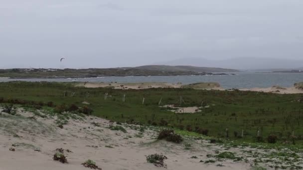 Connemara Condado Galway Irlanda Septiembre 2021 Descripción General Gurteen Bay — Vídeo de stock