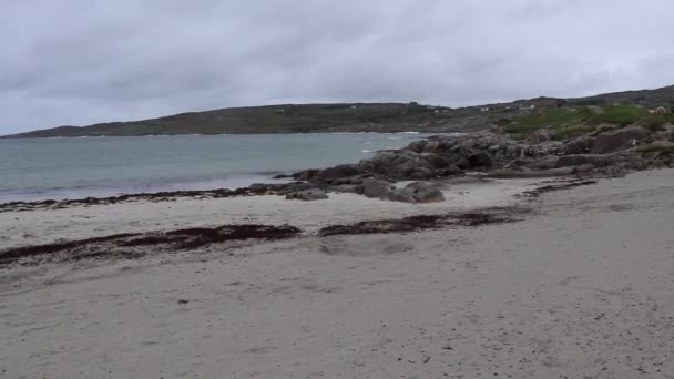 Errisbeg Contea Galway Irlanda Settembre 2021 Dog Bay Panoramica Dalla — Video Stock