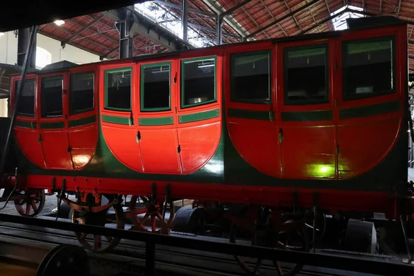 Portici Campania Itália Agosto 2021 Royal Bourbon Train Exibido Pavilhão — Fotografia de Stock