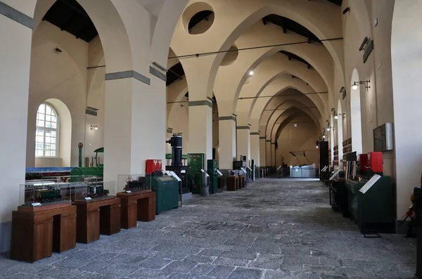 Portici Campania Olaszország 2021 Augusztus Pietrarsa Nemzeti Vasúti Múzeum Pavilonjának — Stock Fotó