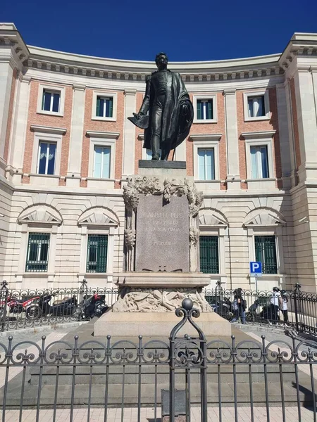 Campobasso Molise Italië September 2021 Bronzen Monument Gewijd Aan Patriot — Stockfoto