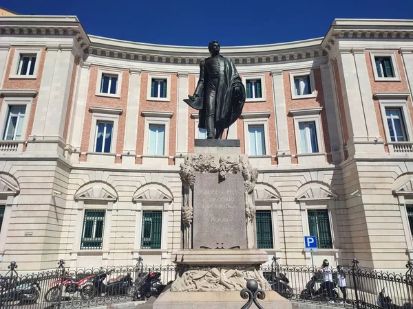 Campobasso Molise Italië September 2021 Bronzen Monument Gewijd Aan Patriot — Stockfoto