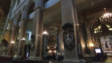 Napoli, Campania, İtalya - 3 Ocak 20222: Santa Maria Assunta Katedrali veya San Gennaro Katedrali