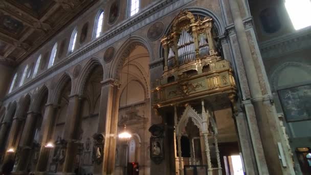 Naples Campania Italy January 20222 Overview Cathedral Santa Maria Assunta — Vídeo de Stock