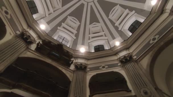 Naples Campania Italy January 2022 Overview Interior Seventeenth Century Chapel — Video