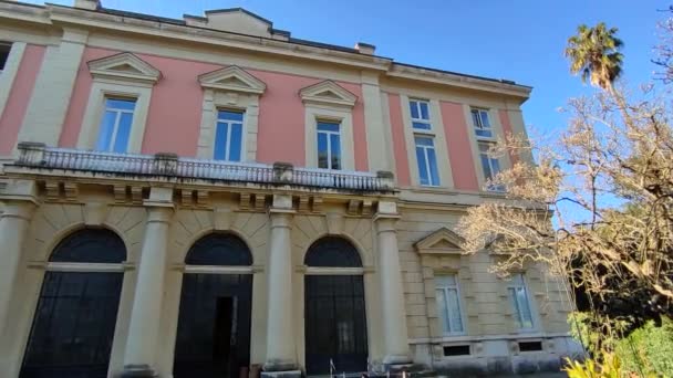 Nápoles Campania Italia Enero 2022 Visión General Del Departamento Biología — Vídeos de Stock