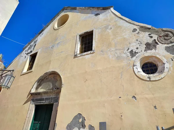 Procida Campania Ottobre 2021 Abbazia San Michele Arcangelo Nel Villaggio — Foto Stock