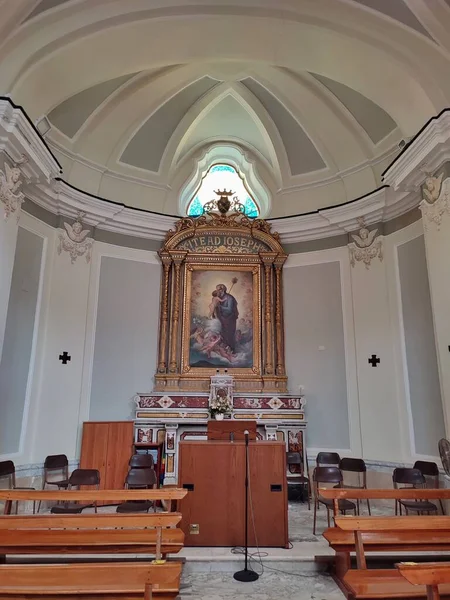 Procida Kampánie Itálie Září 2021 Interiér Kostela Santa Maria Delle — Stock fotografie