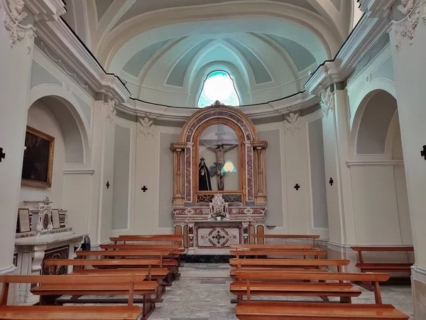 Procida Campania Italy September 2021 Interior Seventeenth Century Church Santa — Stock Photo, Image