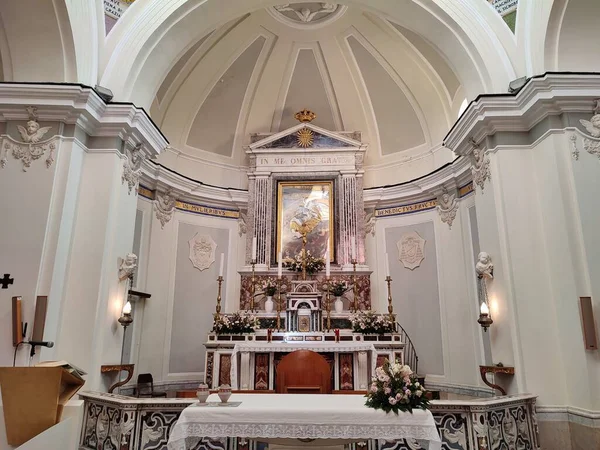 Procida Campania Itália Setembro 2021 Interior Igreja Santa Maria Delle — Fotografia de Stock