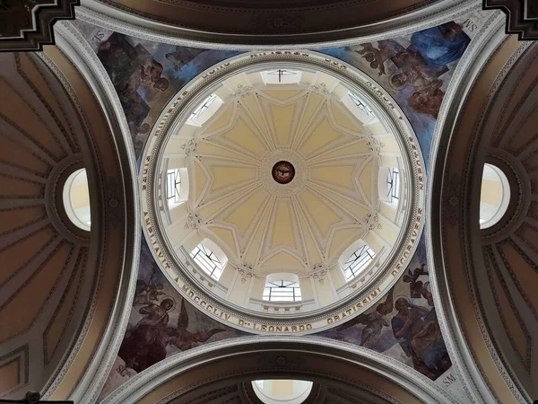 Procida Campania Itália Setembro 2021 Interior Igreja Século Xviii San — Fotografia de Stock