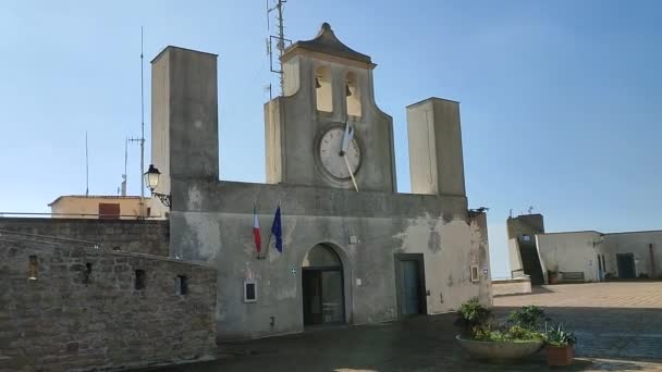 Napoli Campania Italia Febbraio 2022 Panoramica Piazza Armi Sulla Terrazza — Video Stock