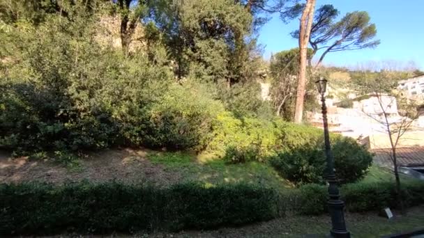 Неаполь Кампания Италия Февраля 2022 Года Обзор Парка Вергилиано Пьедигротте — стоковое видео