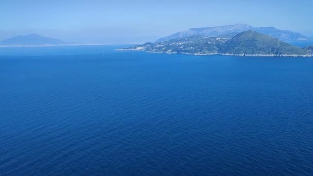 Capri Kampanien Italien März 2022 Überblick Über Die Küste Von — Stockvideo