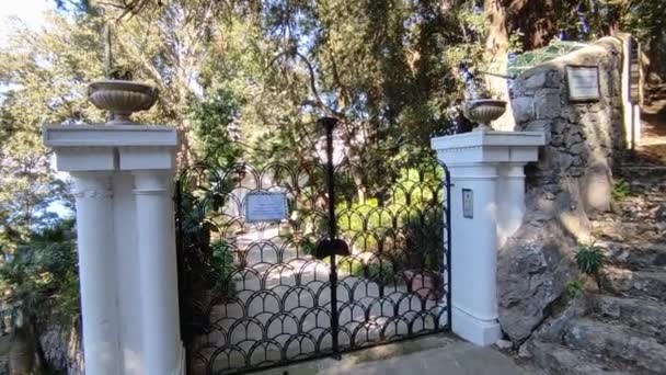 Capri Campania Italien Marts 2022 Oversigt Villa Lysis Fra Den – Stock-video