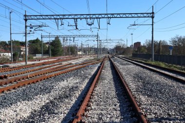 Benevento, Campania, İtalya - 19 Aralık 2021: Benevento Merkez İstasyonu