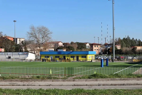 Benevento Campania Italy Δεκεμβρίου 2021 Circolo Rugby Field Grimoaldo — Φωτογραφία Αρχείου