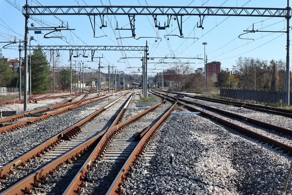 Benevento, Campania, İtalya - 19 Aralık 2021: Benevento Merkez İstasyonu